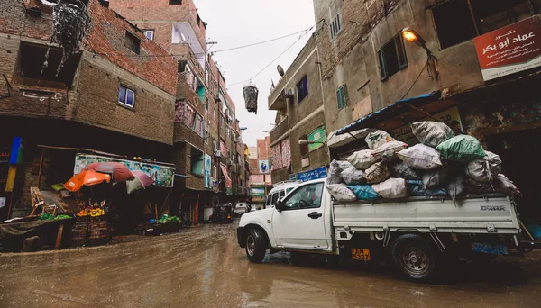 Cairo Egypt November 2020 Pictures Zabbaleen District Garbage People Local — Stock Photo, Image