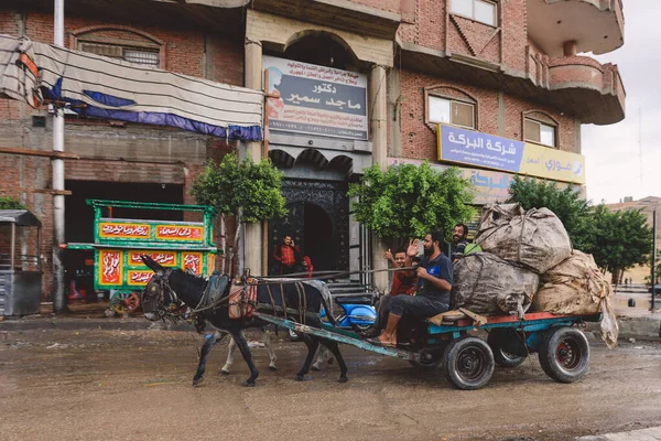Cairo Egypt November 2020 Pictures Zabbaleen District Garbage People Local — ストック写真
