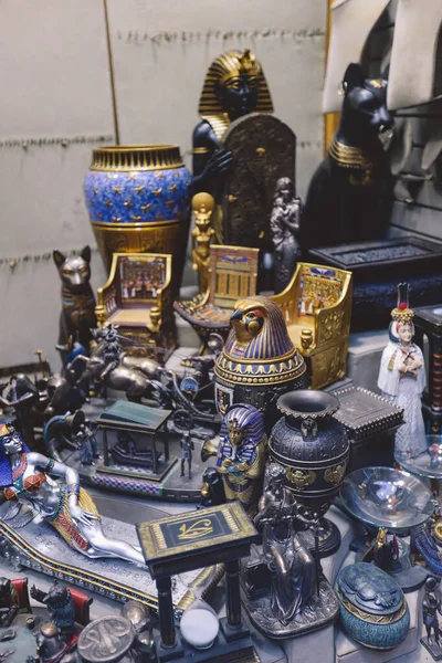 Souvenirs Khan Khalili Famous Bazaar Souq Souk Historic Center Cairo — Fotografia de Stock