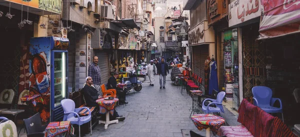 Cairo Egypt November 2020 Khan Khalili Famous Bazaar Historic Center — ストック写真