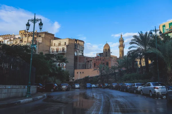 Cairo Egypt November 3030 Panoramic View Egyptian Capital City Sunny — Stok fotoğraf