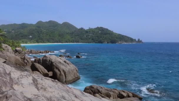 Rock Pool Trail Seychelles Natural Landscapes — Αρχείο Βίντεο