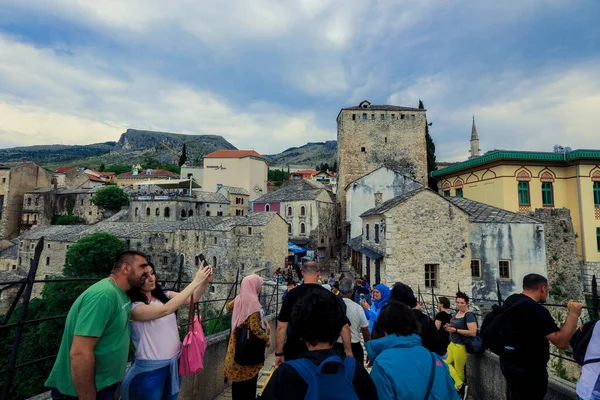 Mostar Bosnia Herzegovina May 2022 Old Town City Center Mostar — Fotografia de Stock