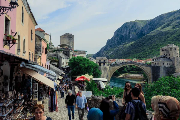 Mostar Bosnia Herzegovina May 2022 Old Town City Center Mostar — Φωτογραφία Αρχείου