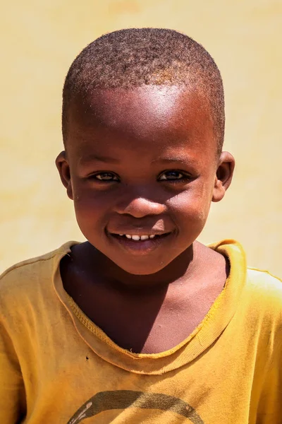 Kumasi Ghana April 2022 African Playing Children Village Street — Stock Photo, Image