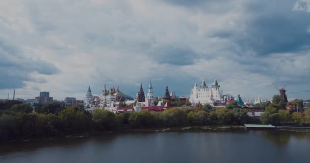 Russian Traditional Architecture Kremlin Izmailovo Moscow — 图库视频影像