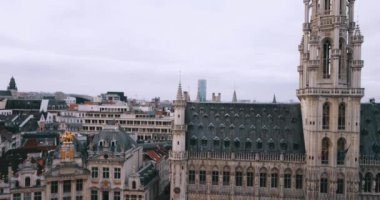 Aerial View Of The Center Of Brussels