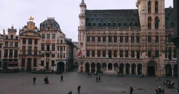Aerial View Center Brussels — ストック動画