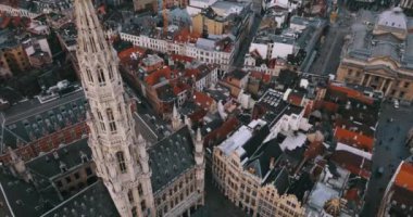 Aerial View Of The Center Of Brussels