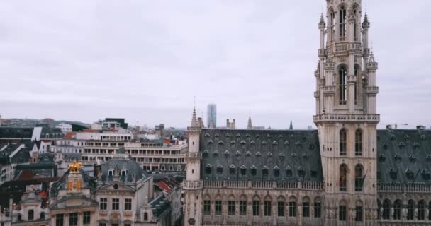 Aerial View Center Brussels — Video