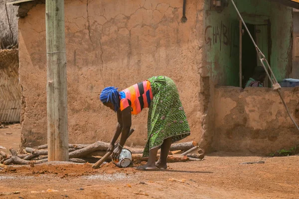 Accra Ghana April 2022 Local African People Doing Daily Job — ストック写真