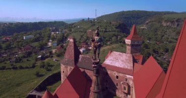 Gothic Corvin Castle in Transylvania, Romania