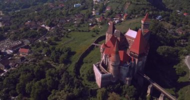 Gothic Corvin Castle in Transylvania, Romania