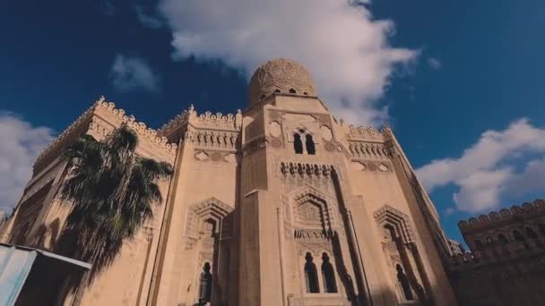 Abu Abbas Mursi Mosque Alexandria Egypt — Stockvideo