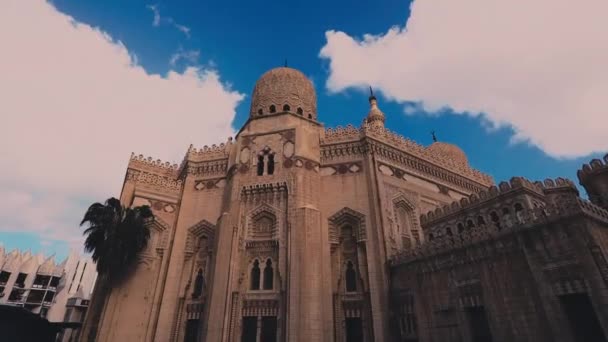 Abu Abbas Mursi Mosque Alexandria Egypt — Stock Video