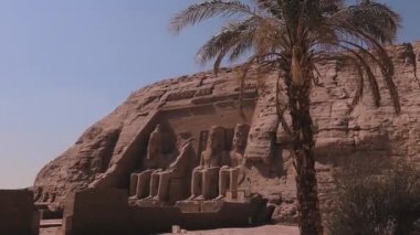 Abu Simbel Temple, Main Entrance and Statues