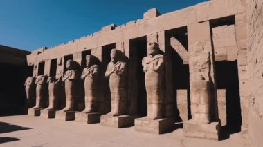 Statues In The Ancient Karnak Temple, Egypt