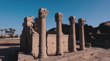 Exterior of the Ancient Egyptian Temple of Dendera