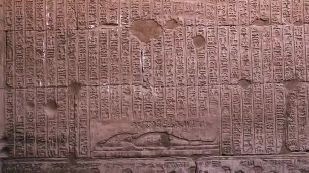 Egyptian Ancient Temple Dendera Egypt — Vídeo de stock