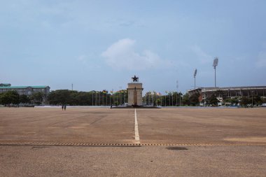View to the Black Star Square, also known as Independence Square, in the heart of Accra, Ghana