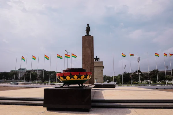 View to the Black Star Square, also known as Independence Square, in the heart of Accra, Ghana