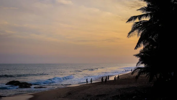 Sunset View Evening Cape Coast City Ghana West Africa — 图库照片