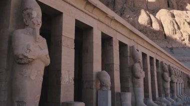 Statues In The Ancient Temple Of Hatshepsut, Luxor, Egypt
