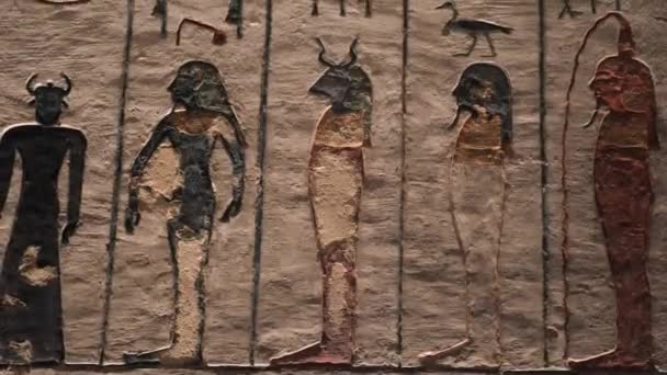 Tomb Ramses 3Rd Valley Kings Egypt — 图库视频影像