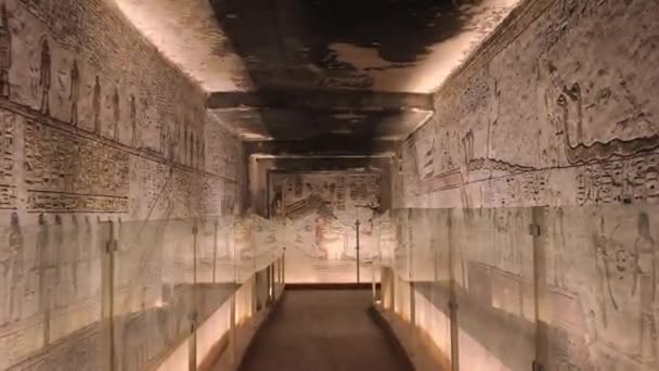Tomb Ramses 3Rd Valley Kings Egypt — 비디오
