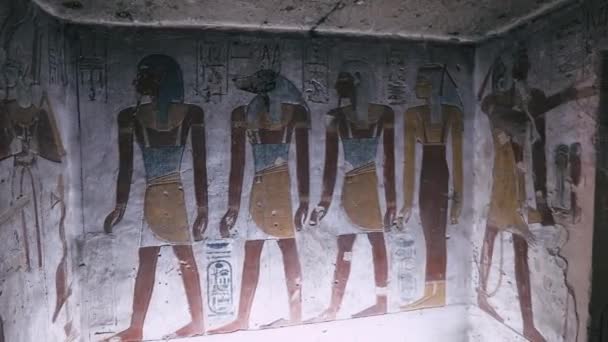 Tomb Tausert Setnakht Valley Kings Egypt — Stock video