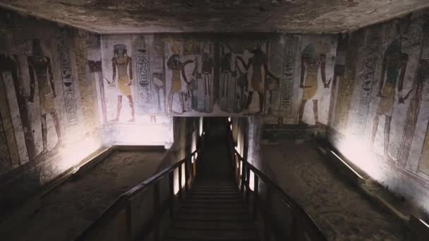 Tomb Tausert Setnakht Valley Kings Egypt — Stok video