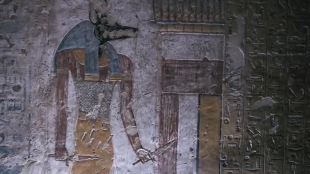 Tomb Tausert Setnakht Valley Kings Egypt — Stok Video