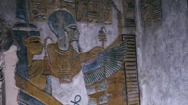 Tomb Tausert Setnakht Valley Kings Egypt — Stock Video