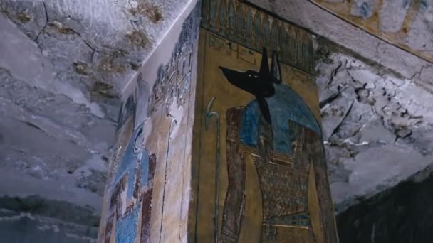 Τάφος Του Tausert Και Του Setnakht Στην Κοιλάδα Των Βασιλέων — Αρχείο Βίντεο