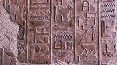 Ancient Wall Paintings In The Temple Of Hatshepsut, Egypt