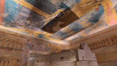 Tomb of Memnon, Pharaohs Ramses 5th and 6th, Valley of the Kings In Luxor, Egypt