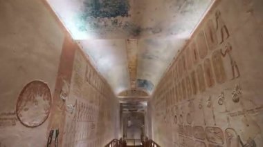 Tomb of Memnon, Pharaohs Ramses 5th and 6th, Valley of the Kings In Luxor, Egypt