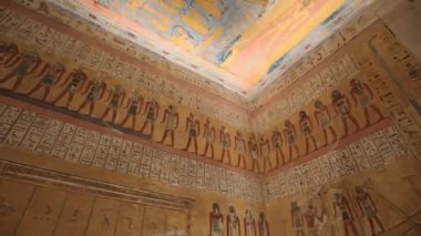 Tomb of Memnon, Pharaohs Ramses 5th and 6th, Valley of the Kings In Luxor, Egypt