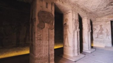 Interior Statues Of Abu Simbel Temple In Egypt