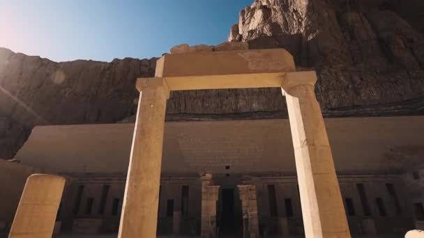 General View Temple Hatshepsut Luxor Egypt — Vídeos de Stock
