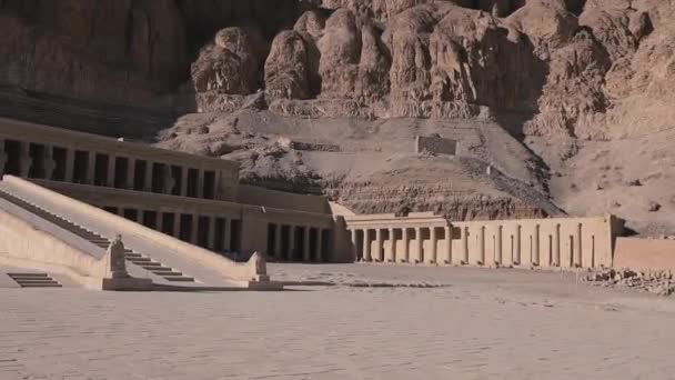 General View Temple Hatshepsut Luxor Egypt — Stock videók