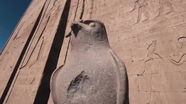 Statues Of The Gods In The Temple Of Edfu, Egypt