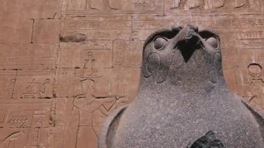 Statues Of The Gods In The Temple Of Edfu, Egypt