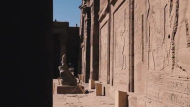 Statues Of The Gods In The Temple Of Edfu, Egypt