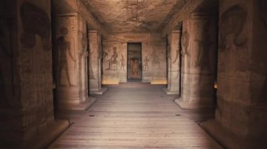 Ancient Drawings Inside The Abu Simbel Temple In Egypt