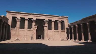 The Main Entrance Gate Of The Edfu Temple In Egypt