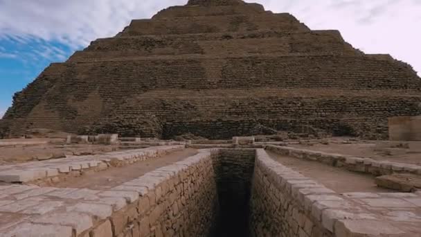 Pyramid Djoser Saqqara Egypt — Video Stock