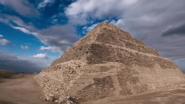 Pyramid Djoser Saqqara Egypt — 图库视频影像