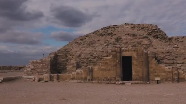 Architecture Ancient Saqqara Egypt — Wideo stockowe