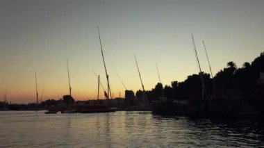 Panorama Of The Nile River In Aswan, Egypt